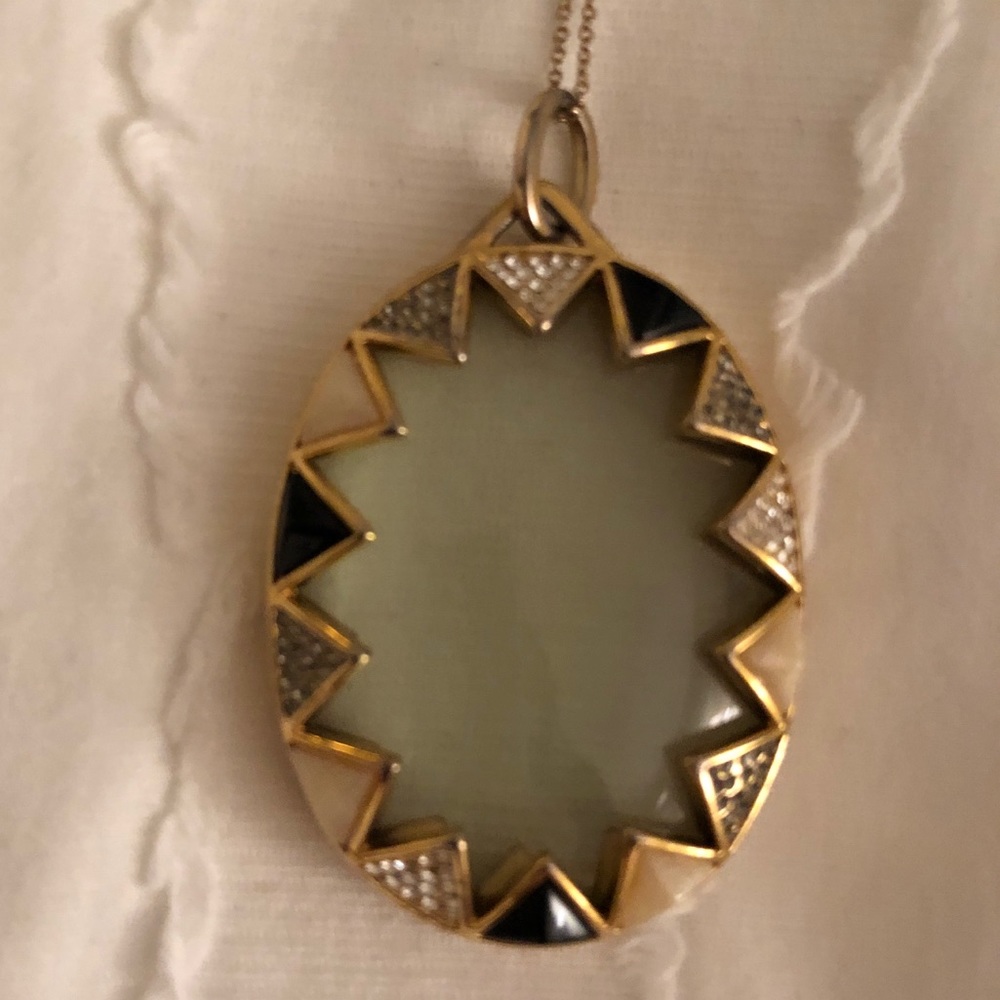 House Of Harlow Sunburst Magnifying Pendant